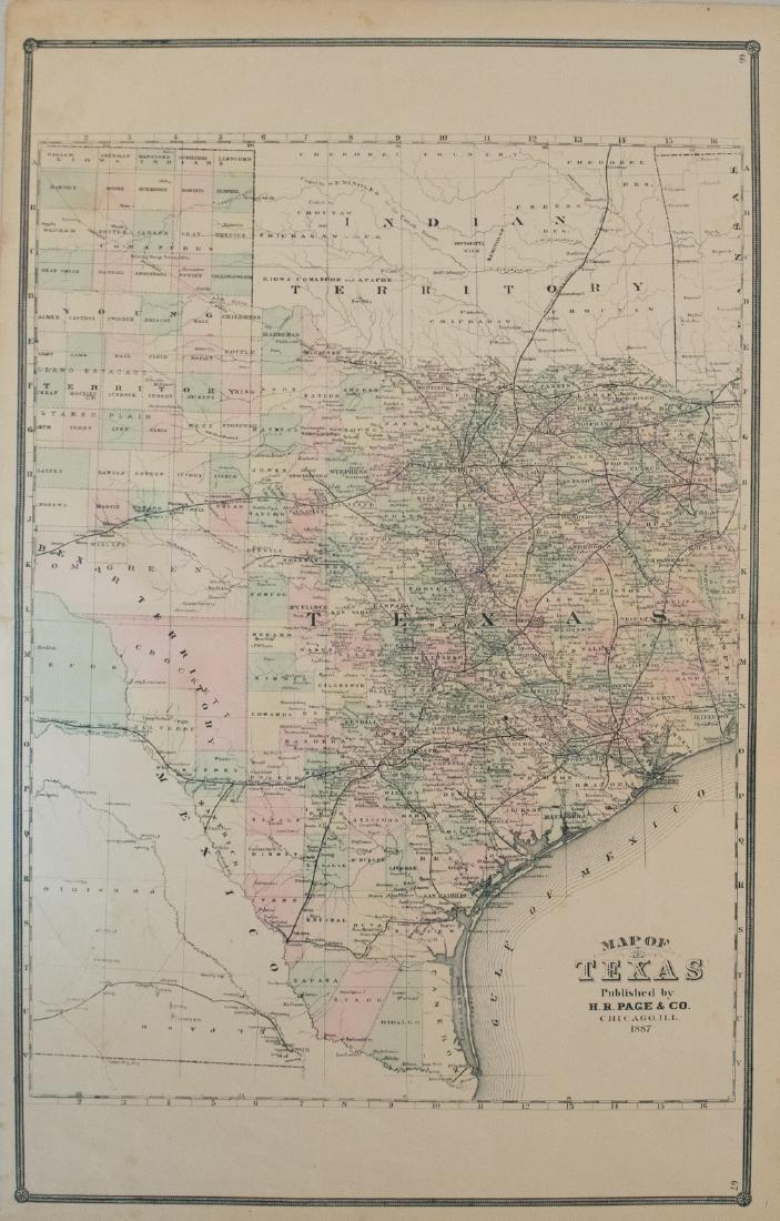 1887 Page Co. Map of Texas -- Map of Texas (1 of 1)