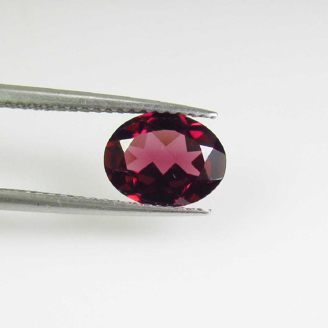 1.82 Ct Genuine Pink Rhodolite Garnet 9X7 mm Oval cut