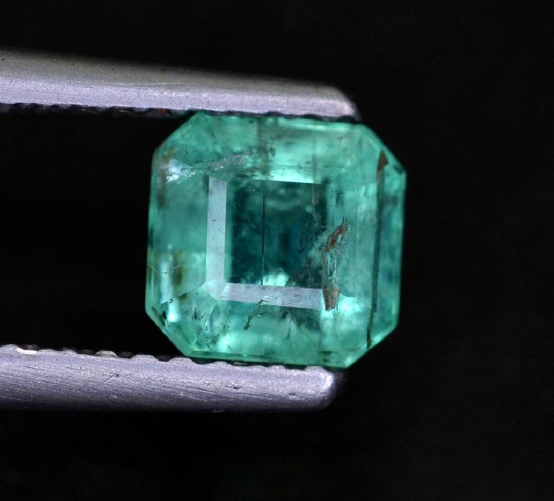 0.80 Carat  Lustrous Natural Panjsher Emerald Genstone (1 of 4)
