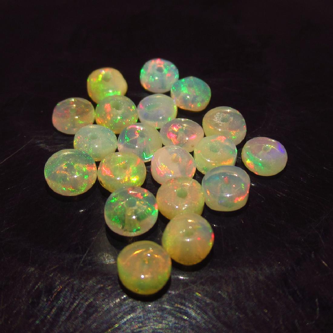 3.00 Ctw Natural 20 Drilled Round Fire Opal Beads (1 of 2)