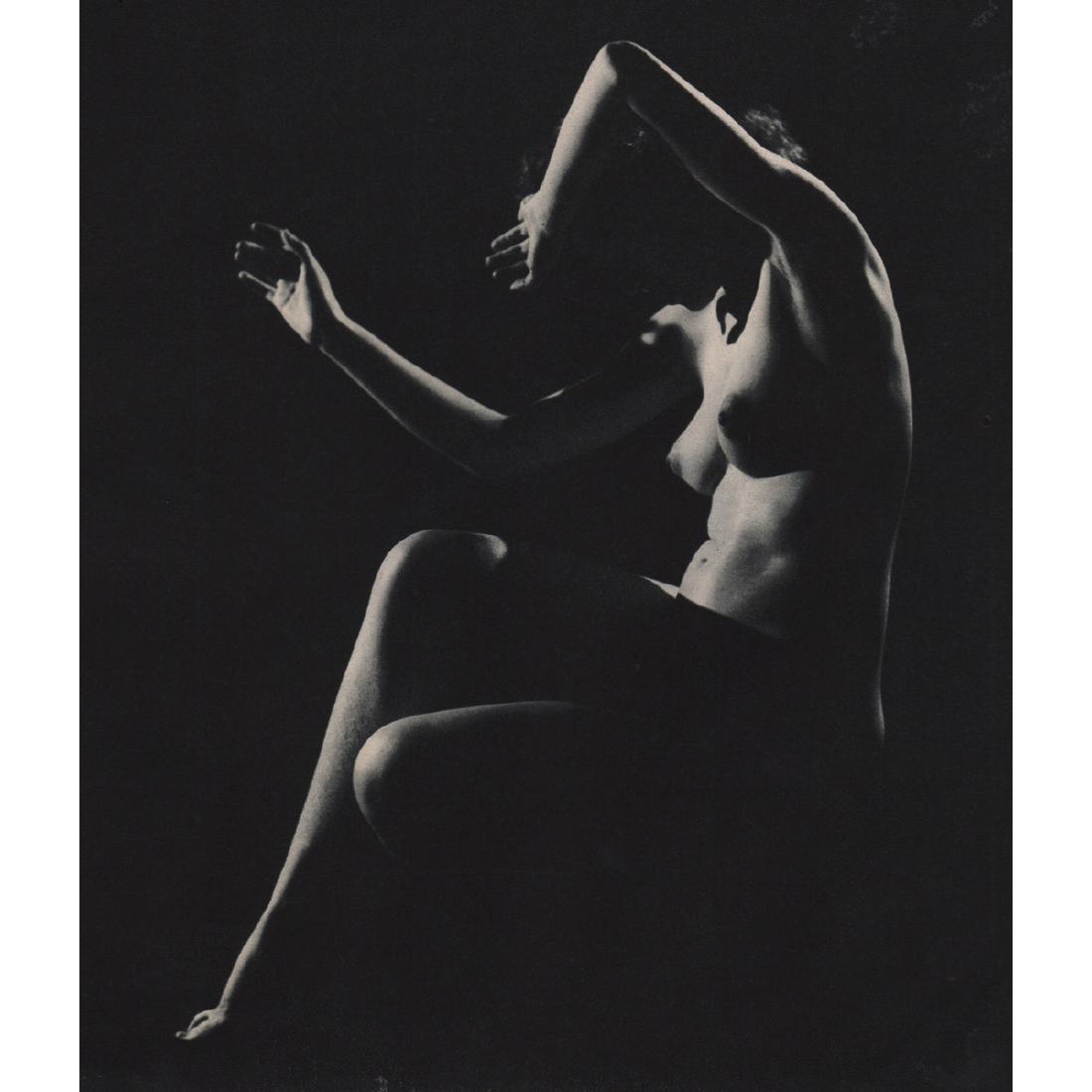 BRUNO OF HOLLYWOOD - Nude: Artist: BRUNO OF HOLLYWOOD Print Title: Nude Medium: Sheet-fed Gravure Printing Date: 1940's Printed in the USA Image Size approx: 8 X 9.5 inches Bruno Bernard (1911-1987) was one of the best known gl