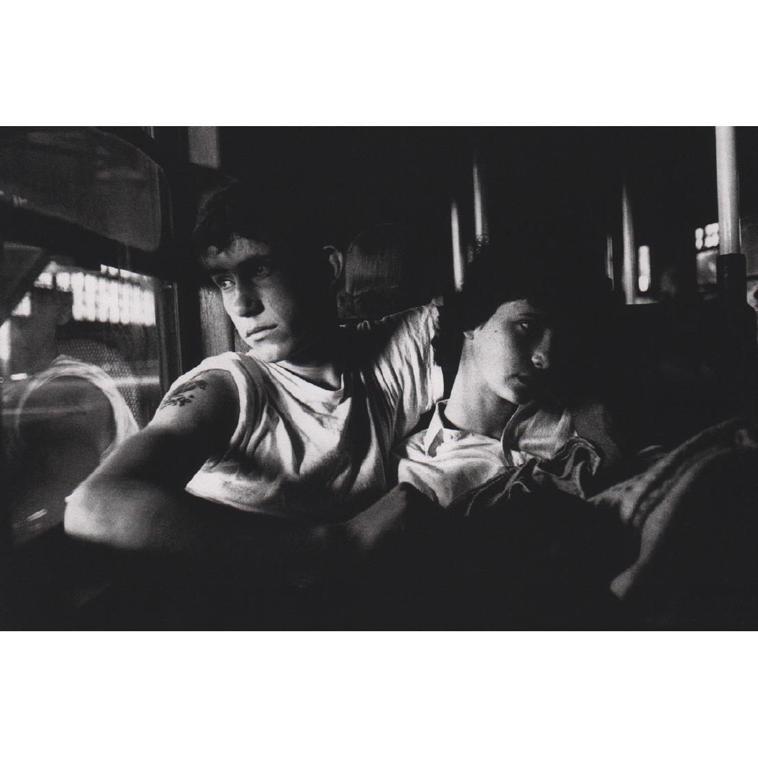 BRUCE DAVIDSON - Young Couple: Artist: BRUCE DAVIDSON Print Title: Young Couple Medium: Sheet-fed Gravure Printing Date: 1990's Printed in Japan Image Size: 8 x 5.5 inches Bruce Davidson (b. 1933) is an American photographer. He ha