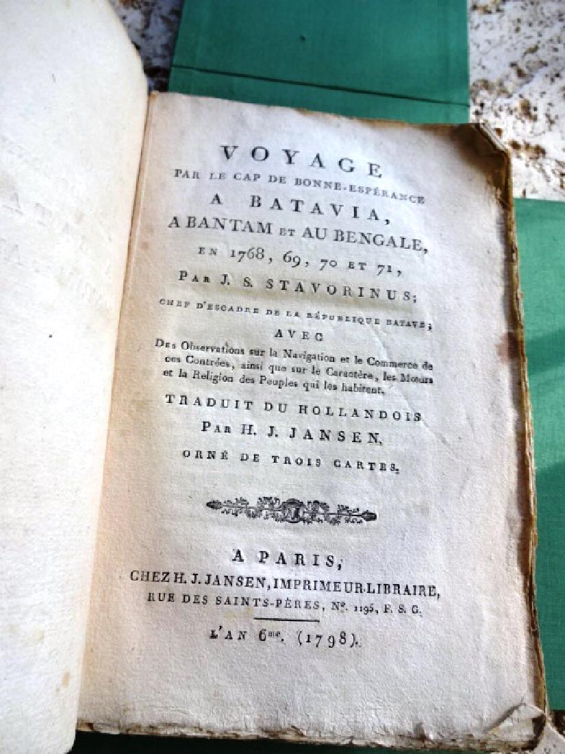 1798 Voyage of Bonne Esperance India w/ Maps (1 of 6)