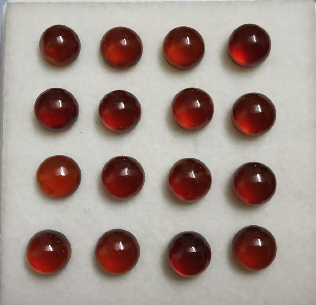 Natural Hessonite Garnet Cabochon Round Shape (1 of 3)