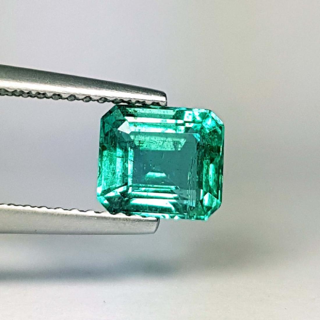 1.72 ct Collective Green Emerald Cut Natural Emerald (1 of 4)
