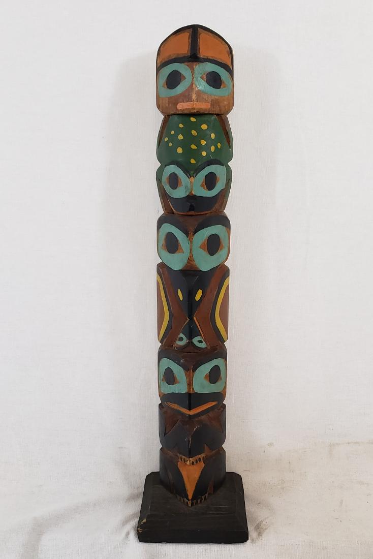 Northwest coast totem pole ca 1950's (1 of 5)