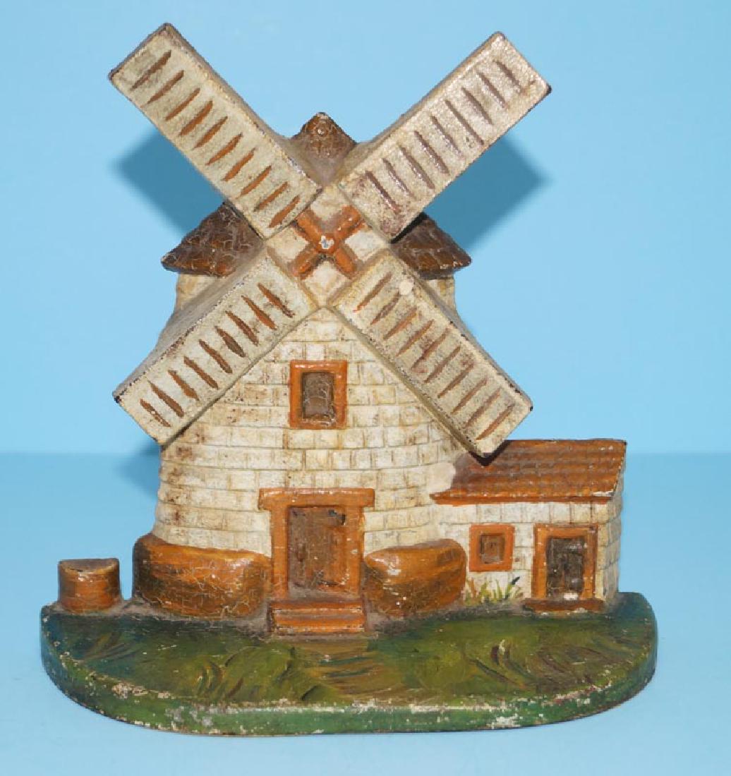Windmill Cast Iron Doorstop  Circa 1920's-30. (1 of 5)