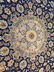 STUNNING ANTIQUE PERSIAN KASHAN RUG 9'.7"x13'.2" - 2