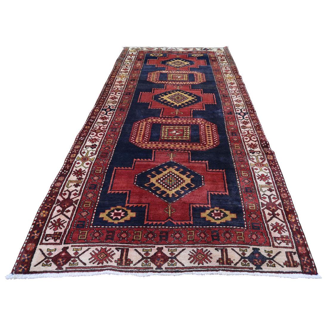 Wide Runner Persian Heriz Design Hand-Knotted Oriental (1 of 6)