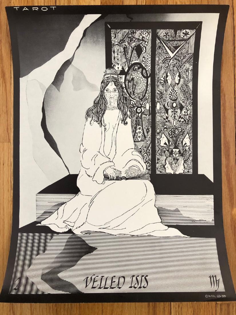 VEILED ISIS TAROT CARD POSTER (1 of 1)