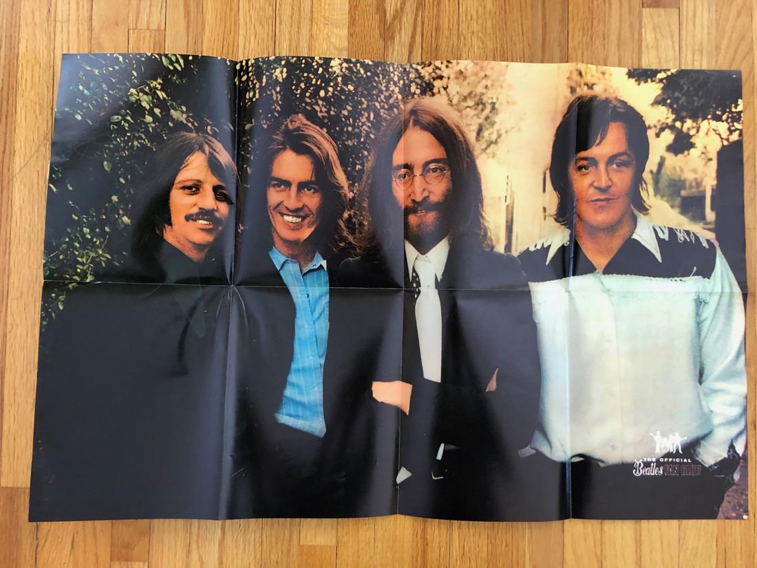 BEATLES FAN CLUB POSTER - ORIGINAL (1 of 1)
