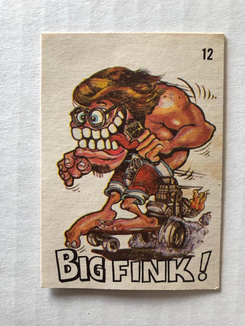 RARE - BIG FINK CARD ! ! ! #12. 1969 ODD RODS - SERIES (1 of 1)