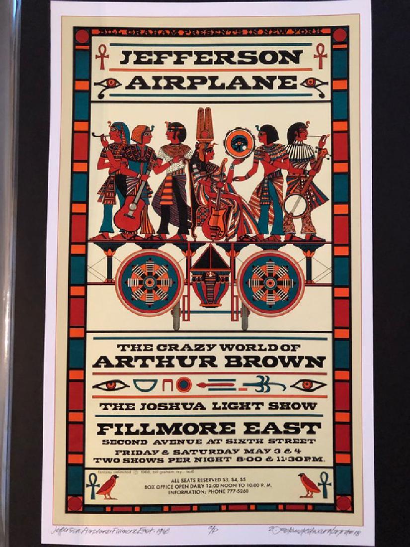JEFFERSON AIRPLANE ARTIST PROOF - DAVID BYRD - SIGNED (1 of 1)