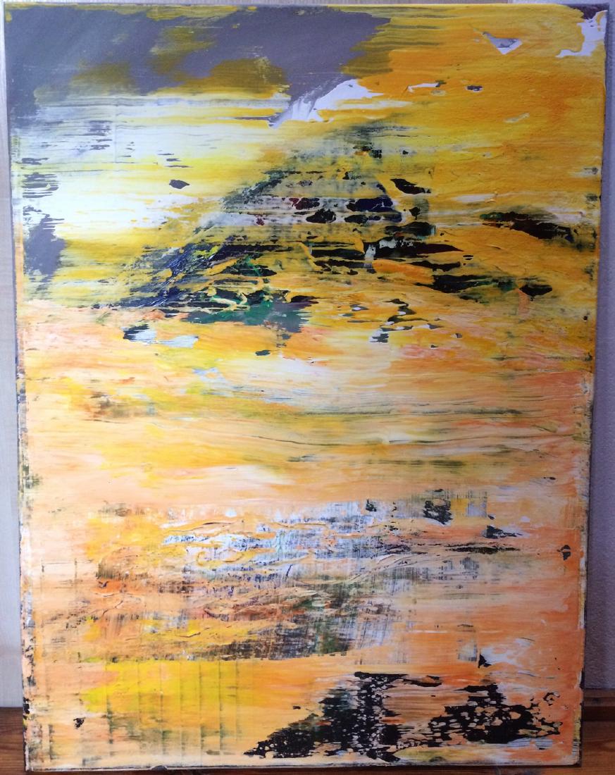 Maria Gasior Desert abstract: Title: Desert abstract Artist: Maria Gasior Medium: 60x80 cm Dimensions: painting on canvas, made with acrylic paints Reserve: $70.00 Shipping: Domestic: Flat-rate of $40.00 to anywhere within the co