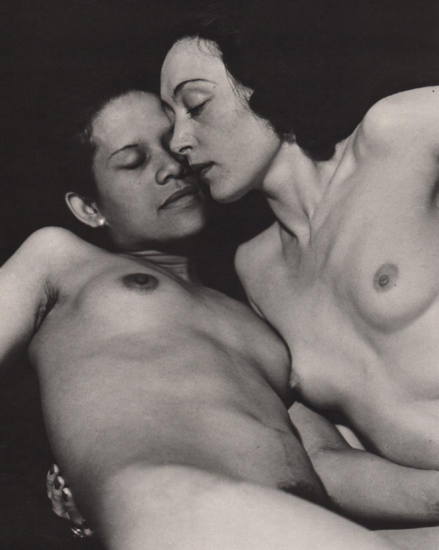 MAN RAY - Nusch Eluard & a Mannequin: Artist: MAN RAY Print Title: Nusch Eluard & a Mannequin Medium: PhotoLitho Printed 1981 in Japan Image size (inches) approx. 9 x 7” Man Ray was an American visual artist who spent most of his career