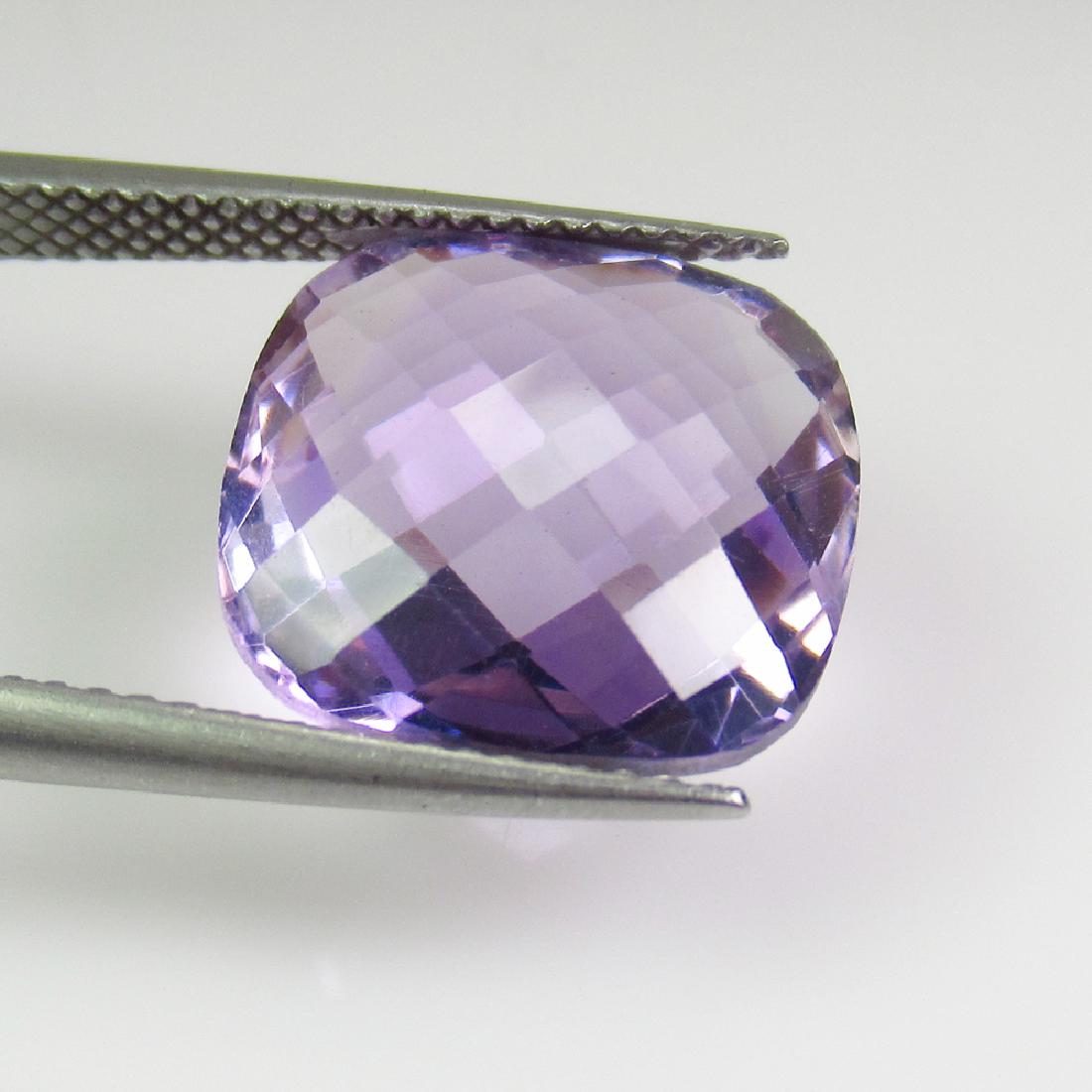 7.25 Ct Genuine Brazil Purple Amethyst 13X13 mm Square (1 of 2)