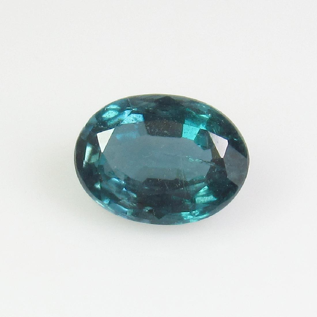 1.72 Ct Genuine Deep Green Kyanite Oval Cut (1 of 2)