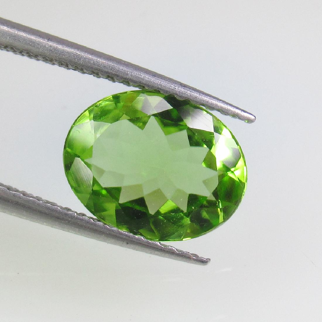 2.16 Ct Genuine Pakistan Peridot Oval Cut (1 of 2)
