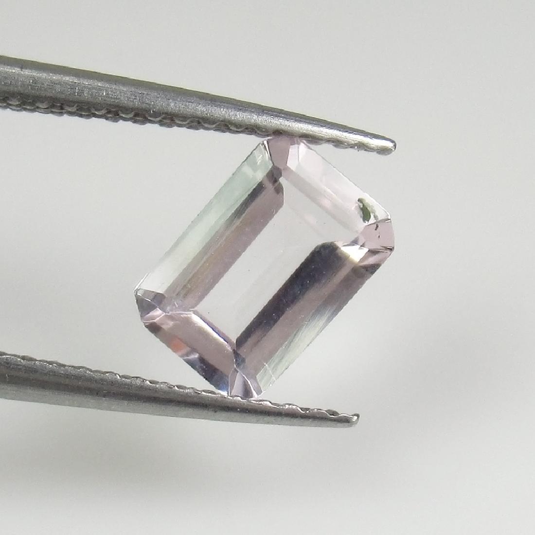 0.86 Ctw Natural Light Pink Morganite Octagon Cut (1 of 2)