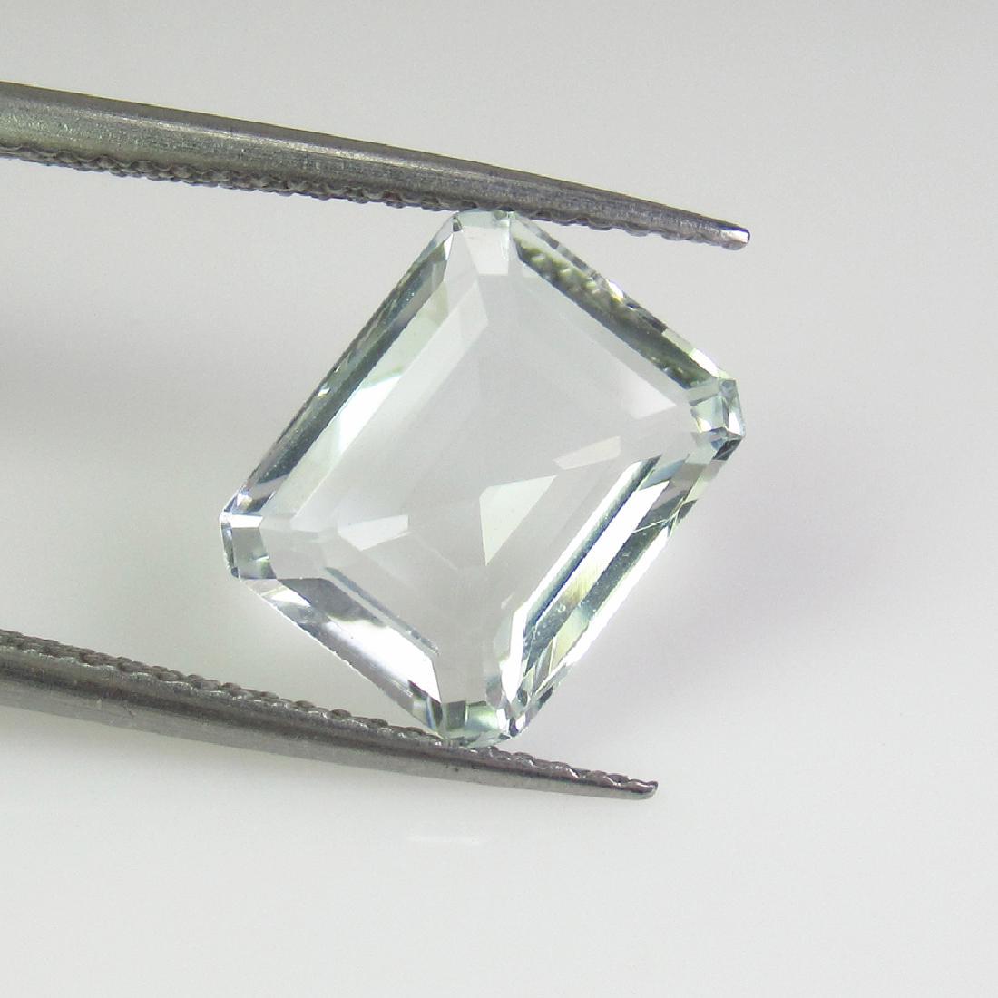 2.97 Ct Genuine White Rock Crystal Octagon Cut (1 of 2)