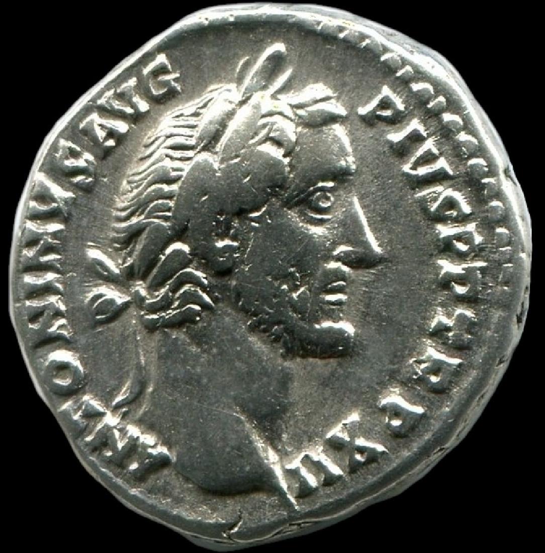 ANTONINUS PIUS AR Denarius COS IIII Roman Imperial Coin (1 of 3)