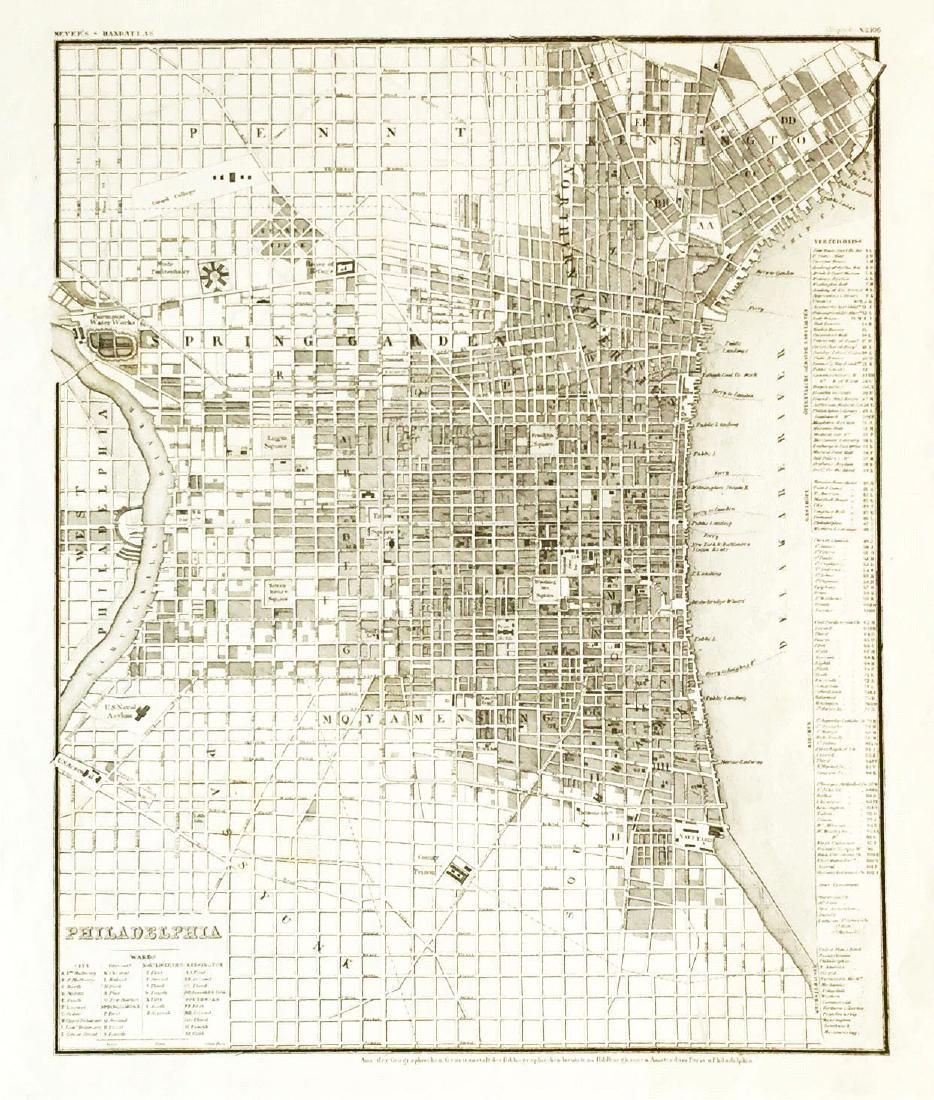 Meyer: Philadelphia Street Plan, 1846 (1 of 1)