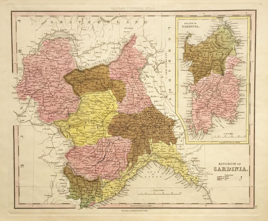 Tanner: Piedmont and Sardinia, 1839 (1 of 1)