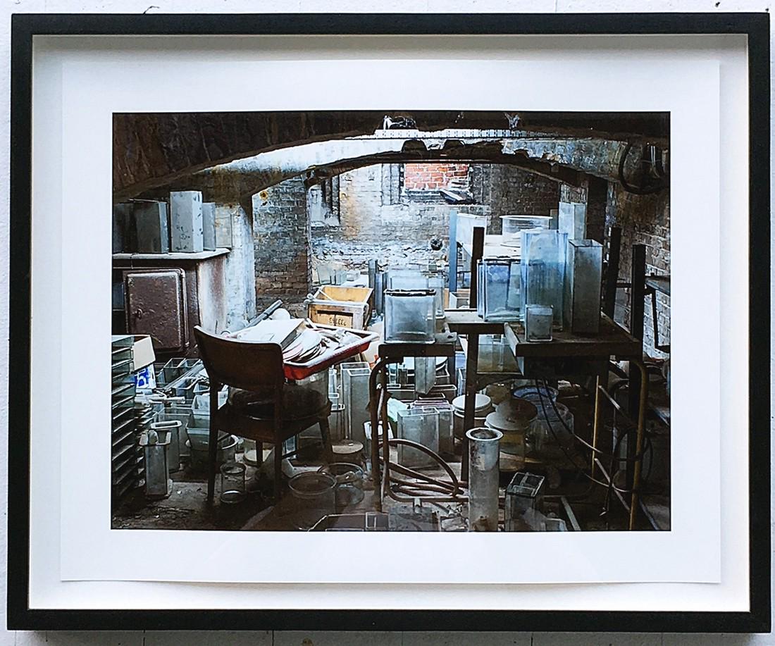 Thomas Struth Storage, Charite', Berlin 2015: Artist: Thomas Struth Title: Storage, Charite', Berlin 2015 Medium: Inkjet ptint photograph Dimensions: 12 1/2" x 7 1/3" Description: Signed edition of 80 framed archivally in black wood frame with uv