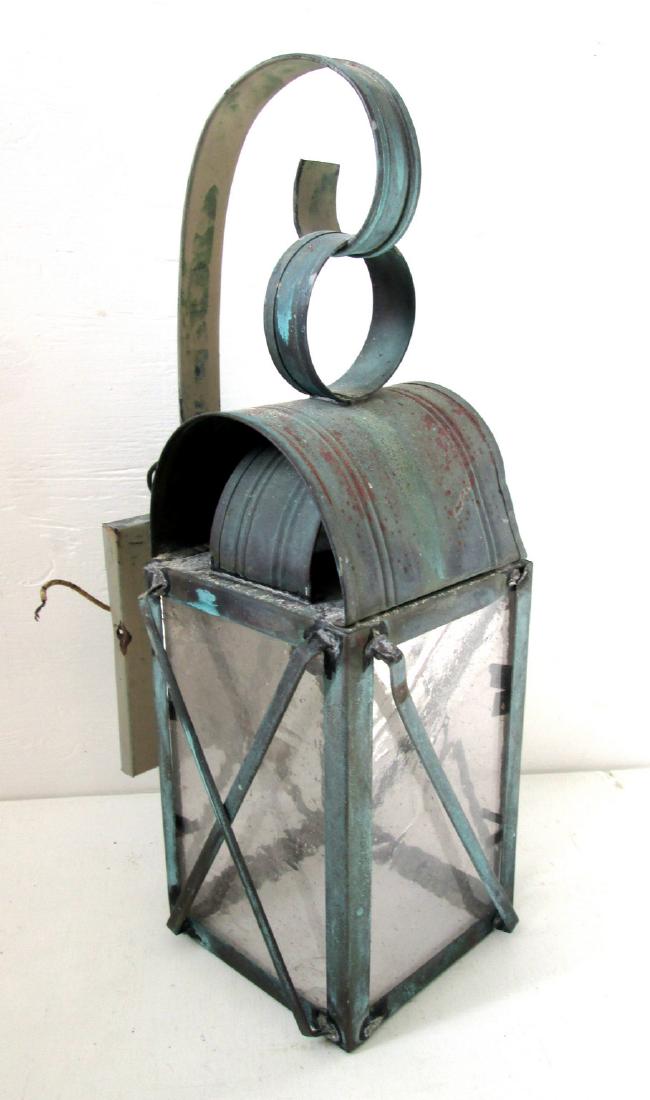 Early Electrified Copper Lantern (1 of 8)