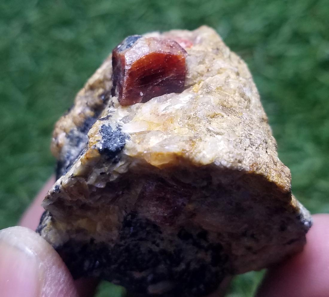 120 Grams Natural Zircon Specimen: No Reserve! Item: 120 Grams Natural Zircon Specimen ZirconWeight: 120 Grams Size/Dimensions: 62x42x41 MM Natural Shipping: Domestic: Flat-rate of $25.00 DHL Express to anywhere within the contiguous U
