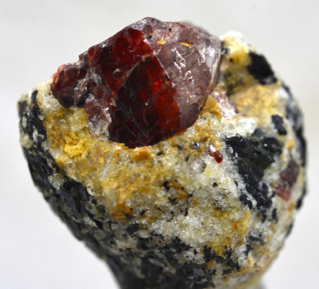 18 Grams Natural Zircon Specimen: No Reserve! Title: 18 Grams Natural Zircon Specimen Gemstones: Zircon Carat Weights: 18 Grams Size/Dimensions: 27x23x19 MM Additional Info: Natural Shipping: Domestic: Flat-rate of $12.00 DHL Global t