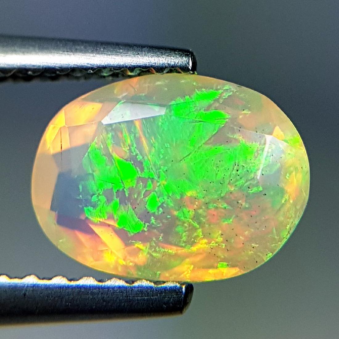 1.10 ct Ultra Fire Oval Cut Natural Ethiopian Opal (1 of 6)