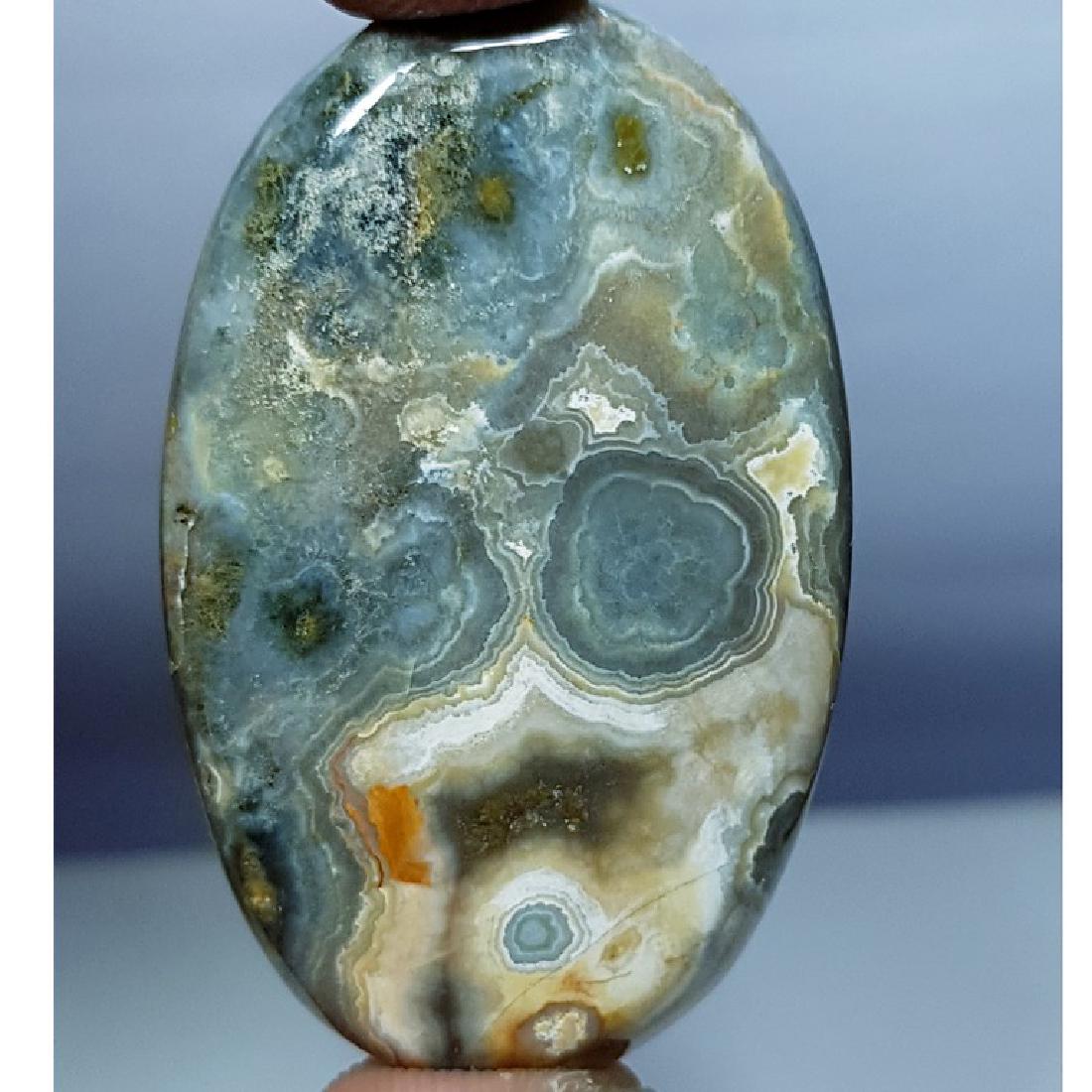 45.11 ct Natural Ocean Jasper Floral (1 of 4)