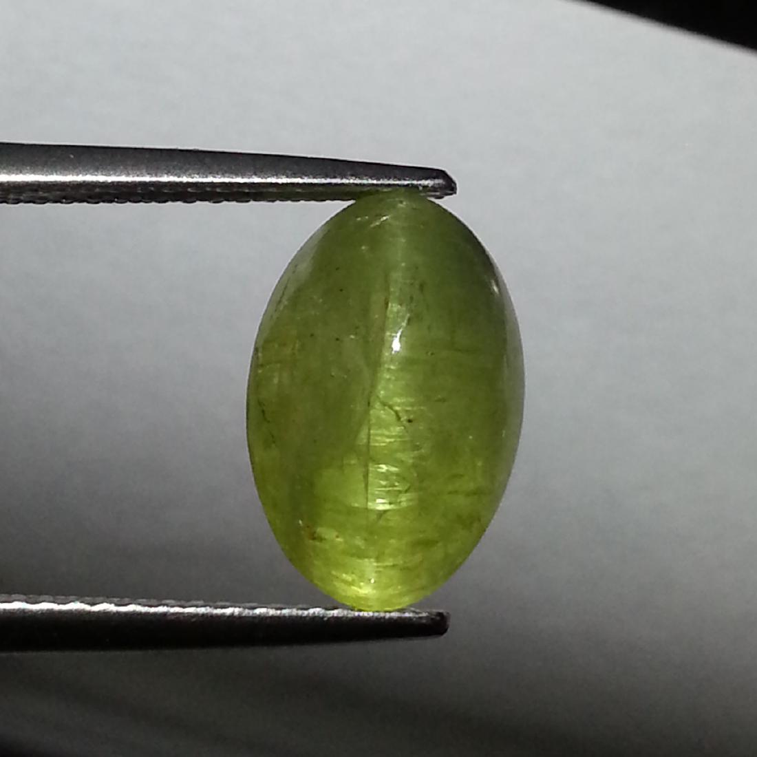 8.90 ct Excellent Gem Natural Apatite cat's Eye t: No Reserve! Item: 8.90 ct Excellent Gem Natural Apatite cat's Eye t Color/Clarity: Semi -Transparent Loosegemstone Carat Weights: 8.9 Size/Dimensions: 13.28 x 9.85 x 9.00 Oval - Jharkhand Shipping: Wo