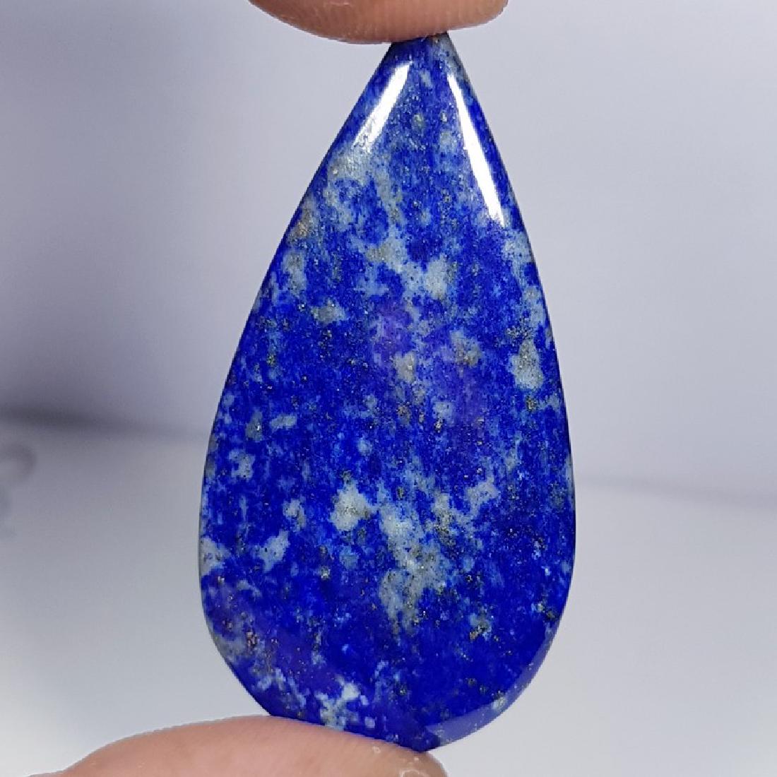 32.16 ct Natural Lapis Lazuil: No Reserve! Item: 32.16 ct Natural Lapis Lazuil Color/Clarity: Opaque Gemstones Carat Weights: 32.16 Size/Dimensions: 40.97 x 20.63 x 4.48 Pear - Afghanistan/Chile Shipping: Worldwide: Flat-rate of $1