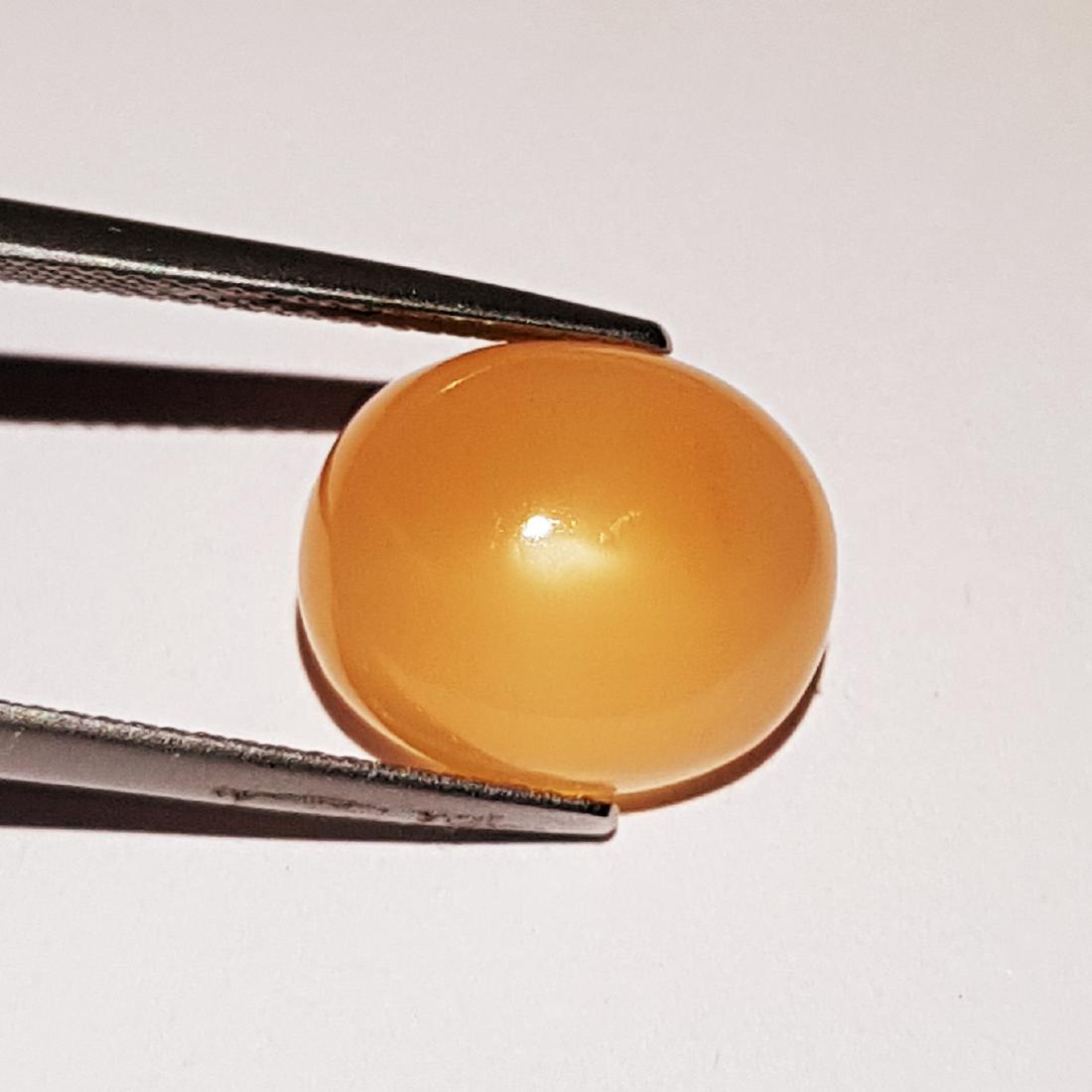 8.50 ct Natural Orange Moonstone: No Reserve! Item: 8.50 ct Natural Orange Moonstone Color/Clarity: VVS Loosegemstone Carat Weights: 8.5 Size/Dimensions: 14.10 x 11.90 x 6.50 Oval - India Shipping: Worldwide: Flat-rate of $10.00 to an