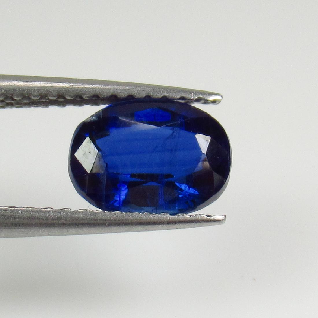1.68 Ct Genuine Deep Blue Kyanite 8X6 mm Oval Cut (1 of 2)