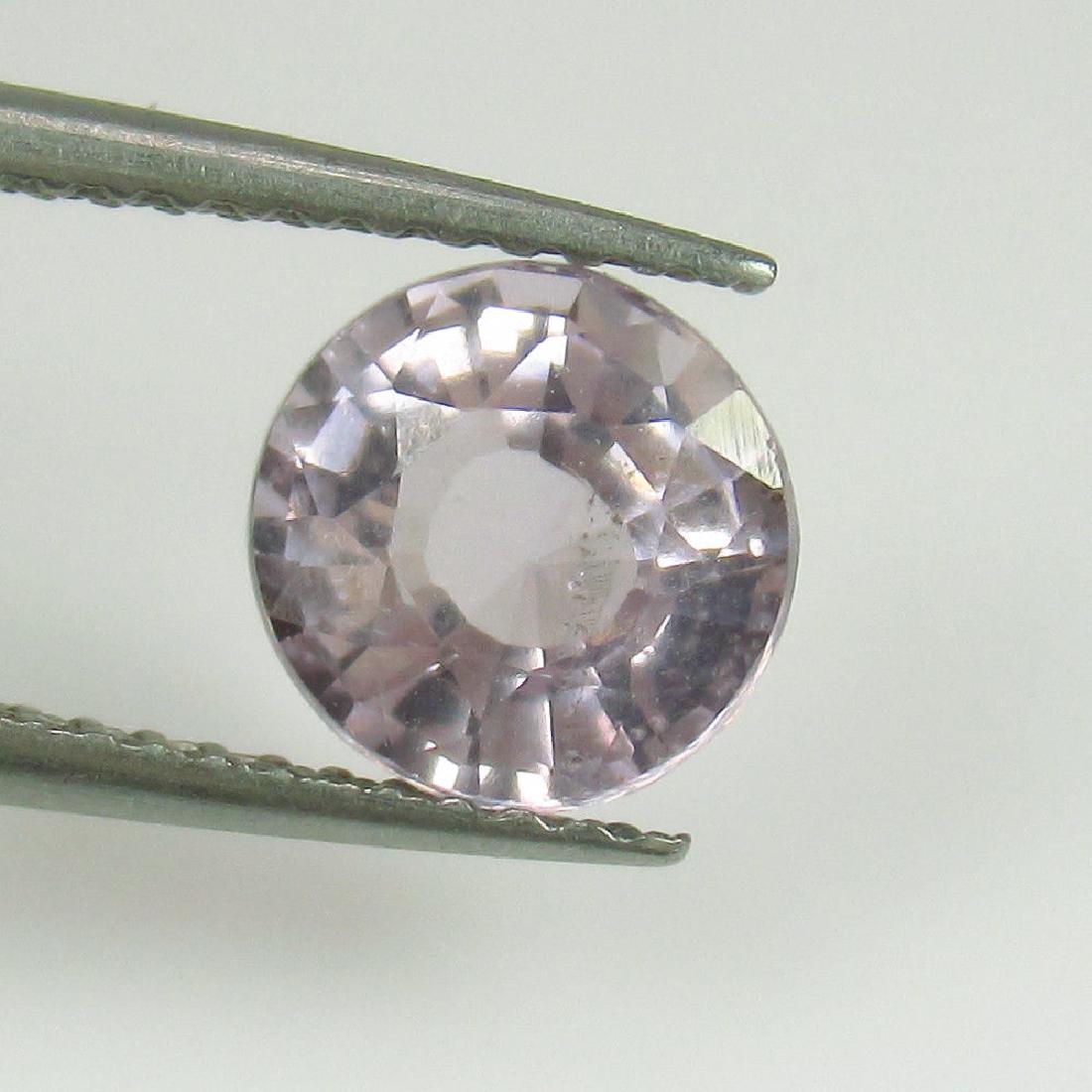 1.87 Ct Genuine Burma Violet Spinel 7.2 mm Round Cut (1 of 2)