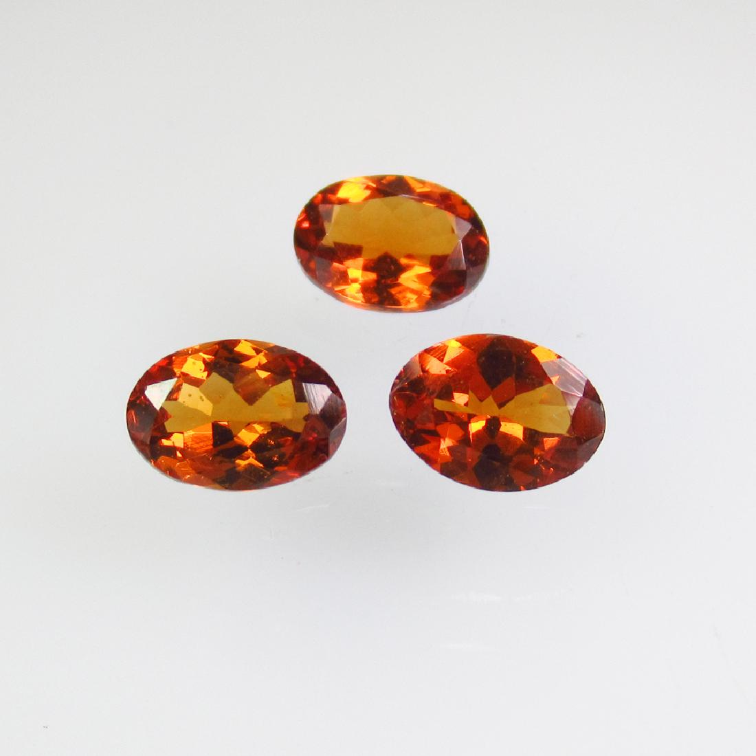 2.20 Ct Genuine Spessartite Garnet 7X5 mm Matching Oval (1 of 2)