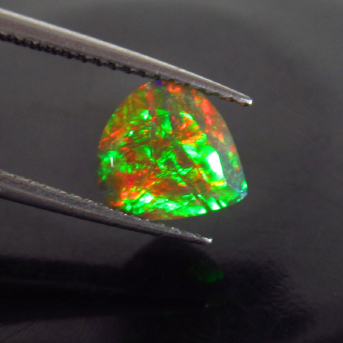 1.16 Ct Genuine Ethiopian Faceted Opal Pear Cut (1 of 2)