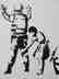 Banksy Dismaland Stop & Search spray paint on canvas. - 2