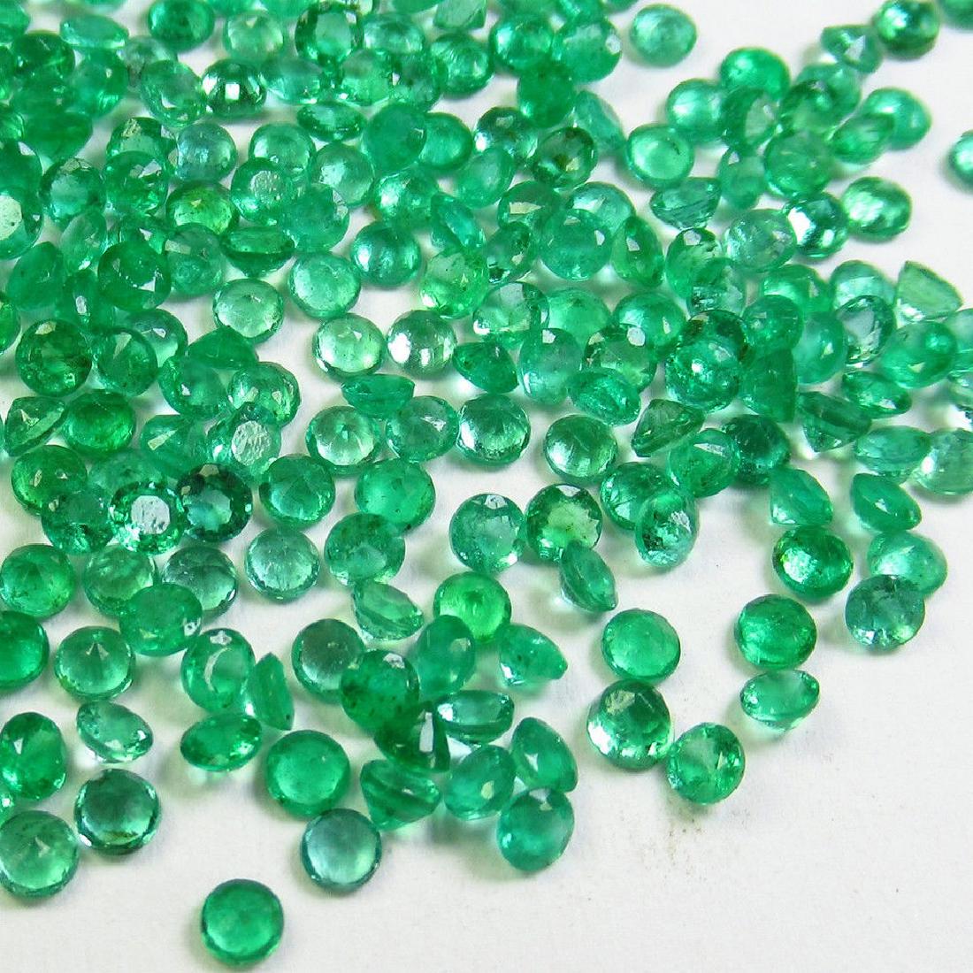 24.35 Ct Genuine Zambian Emerald 2.5 mm Diamond Cut (1 of 3)