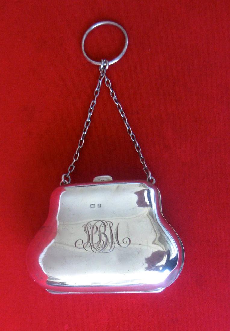 Victorian Sterling Silver Coin Purse (1 of 4)