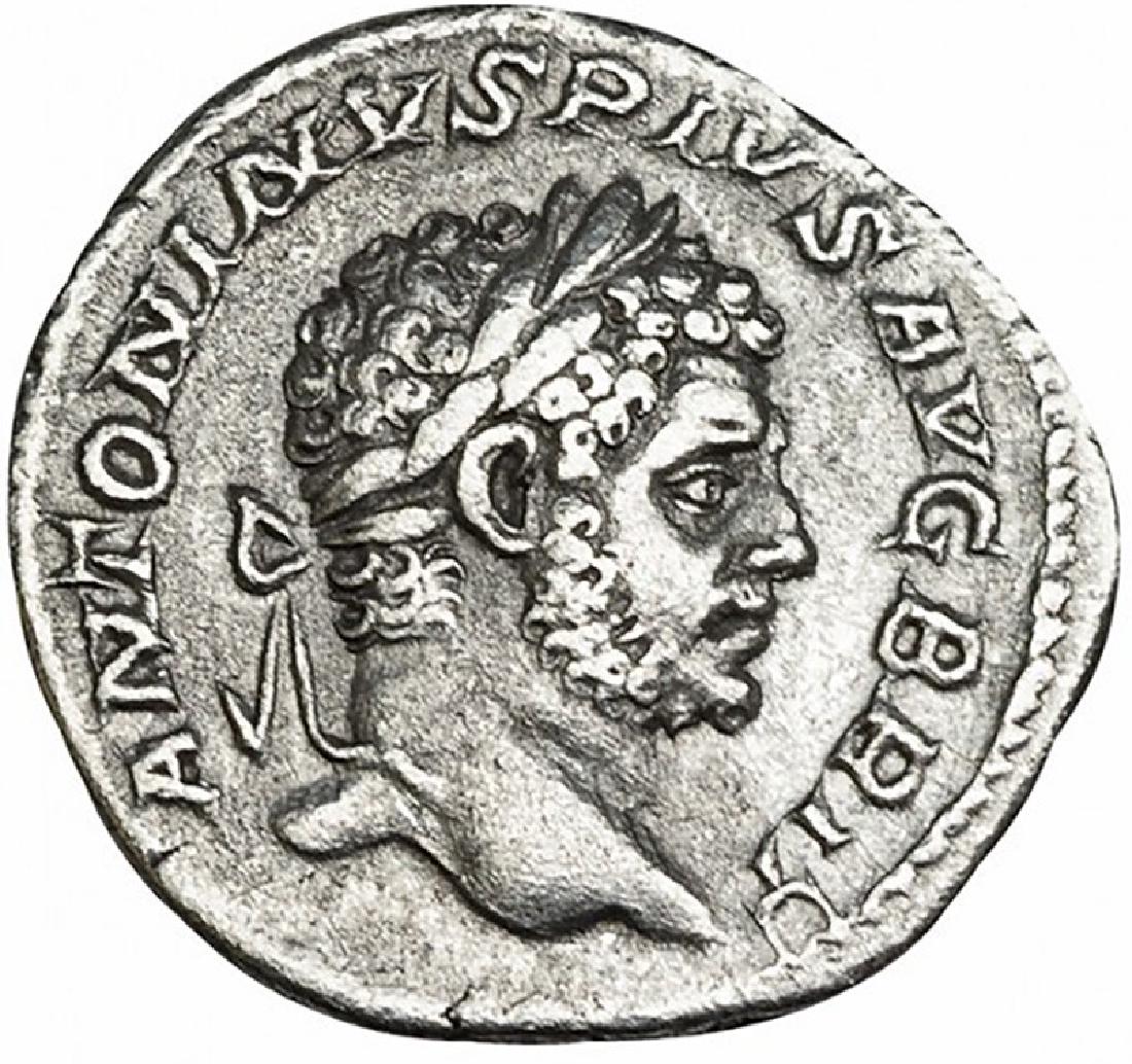 CARACALLA AR Denarius 212AD MARTI PROPVGNATORI Mars (1 of 3)