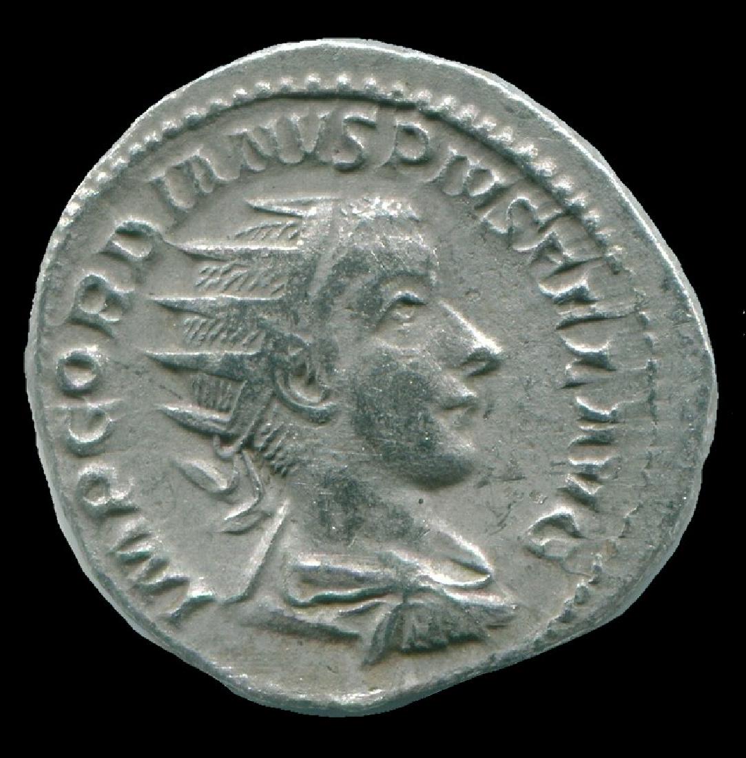 GORDIAN III AR Antoninianus Rome mint AD 240-241 P M TR (1 of 3)