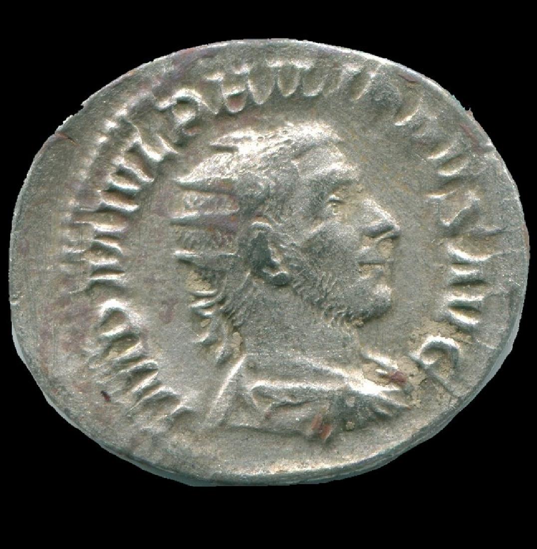 PHILIP I the ARAB AR Antoninianus Rome 6th Officina (1 of 3)