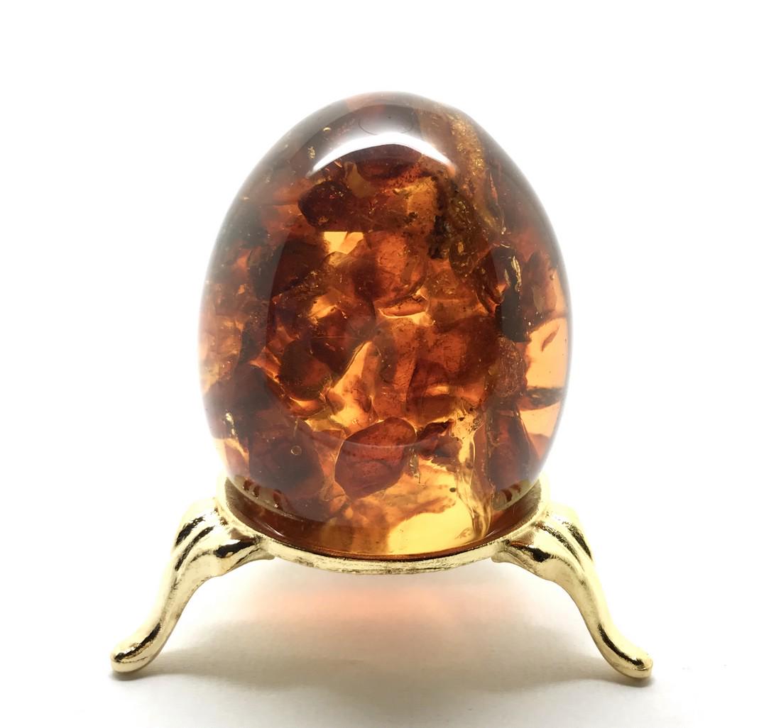 Baltic amber ball egg  72.8 gr (1 of 5)