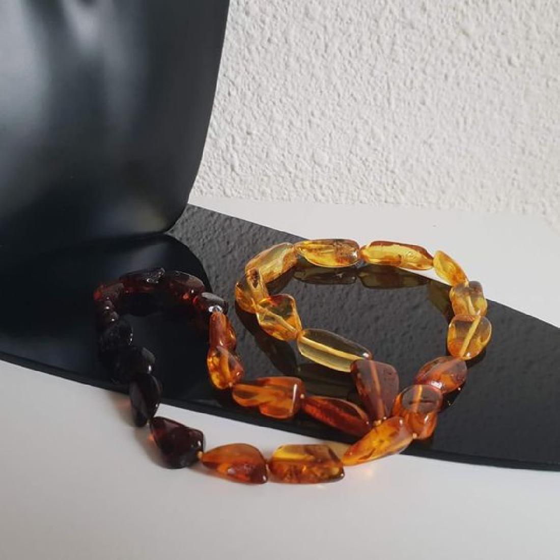 Natural Baltic amber beads necklace No pressed (1 of 4)