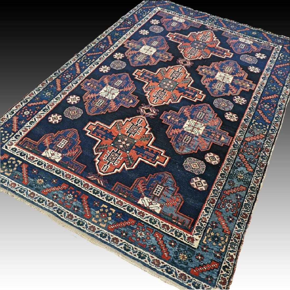 6.4x4.5 Antique Caucasian Armenian Kazak rug - 1920s (1 of 8)
