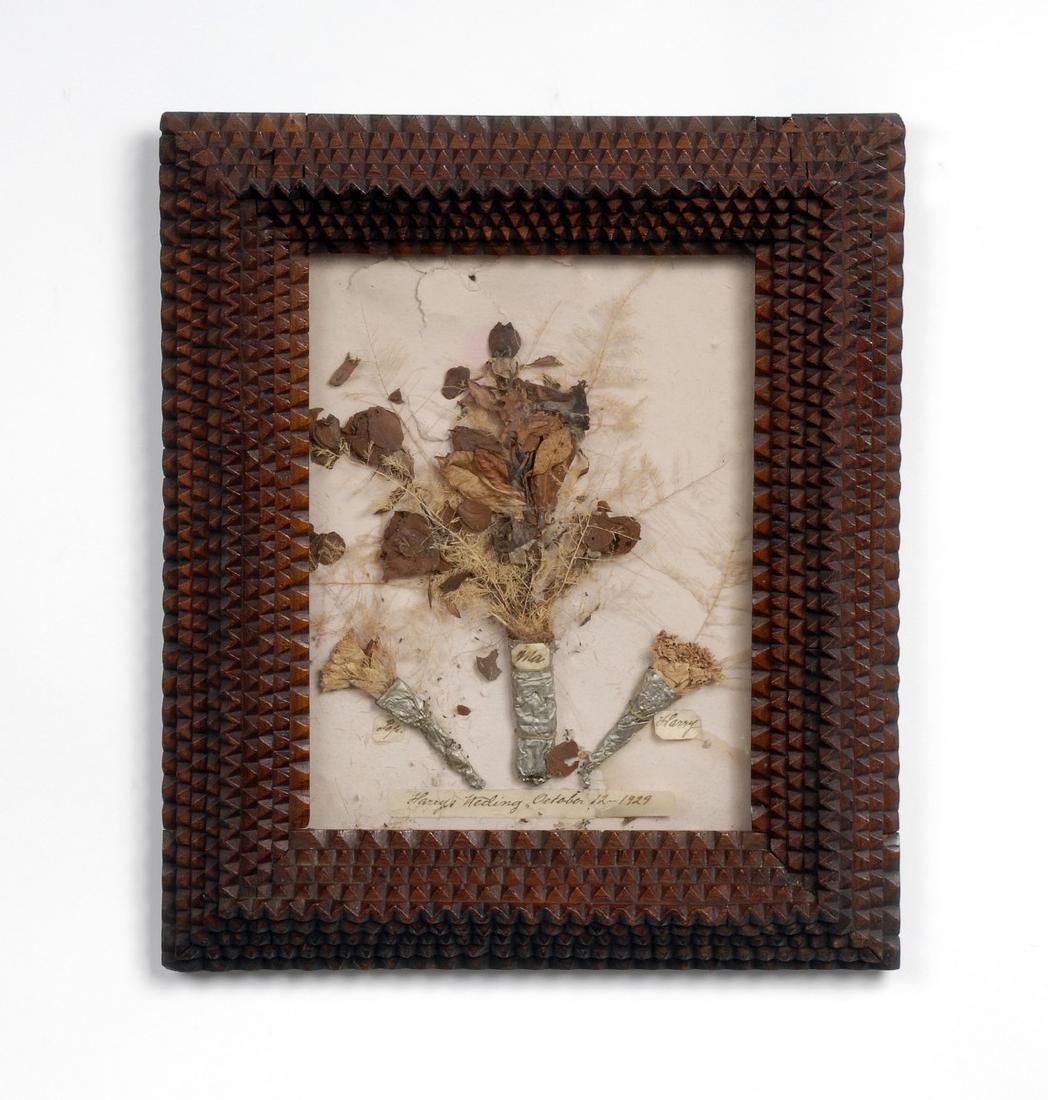 Tramp Art Wedding Frame (1 of 6)